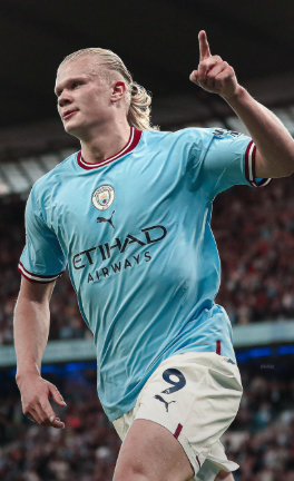 曼城大比分领先西汉姆:哈兰德破门追平德罗巴英超进球纪录